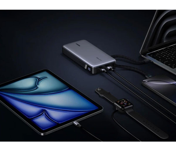 UGREEN Powerbank 25000mAh PB552 165W USB + USB-C wbudowany kabel - 1488867 - zdjęcie 5